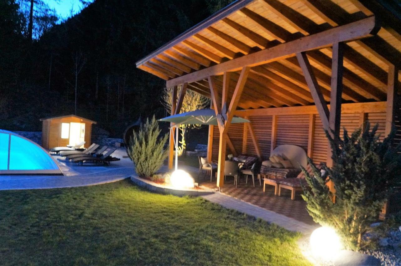 Gaestehaus Almrausch, Ferienanlage Mit Pool Nassereith Extérieur photo